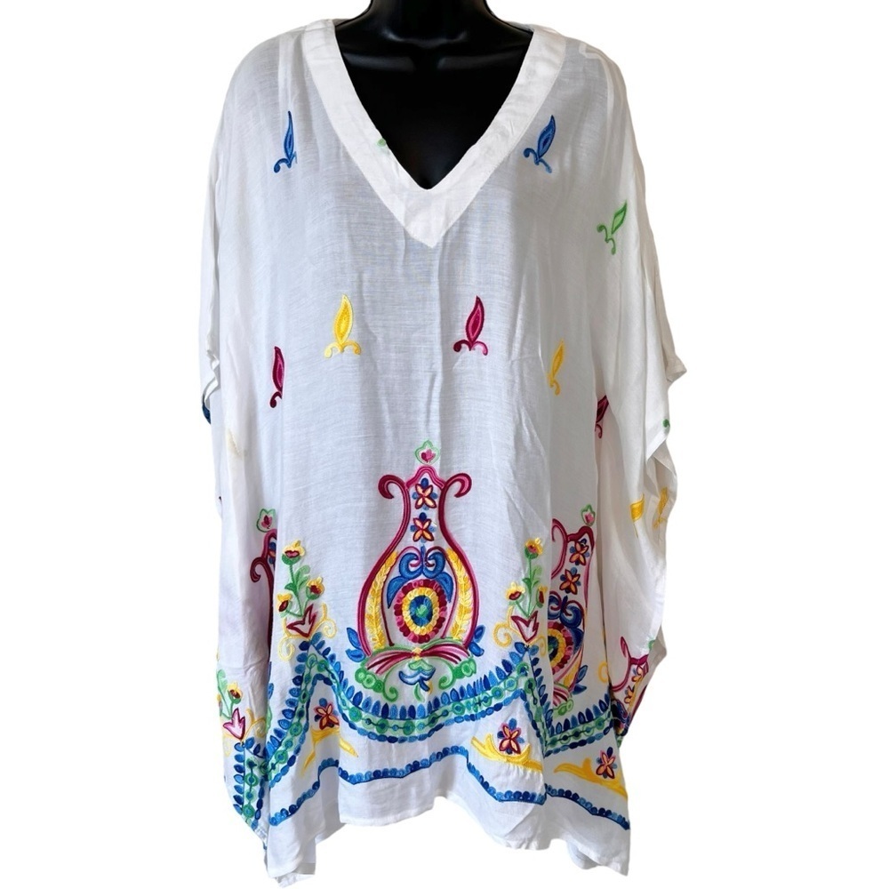 Kaktus Embroidered Kaftan Blouse